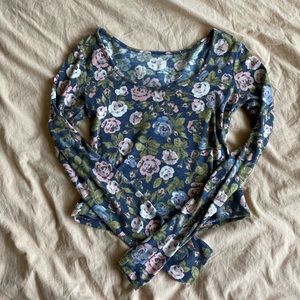 FLORAL CROP TOP